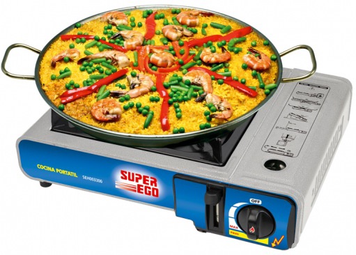 Cocina Gas Camping Portatil Super Ego Hornillo